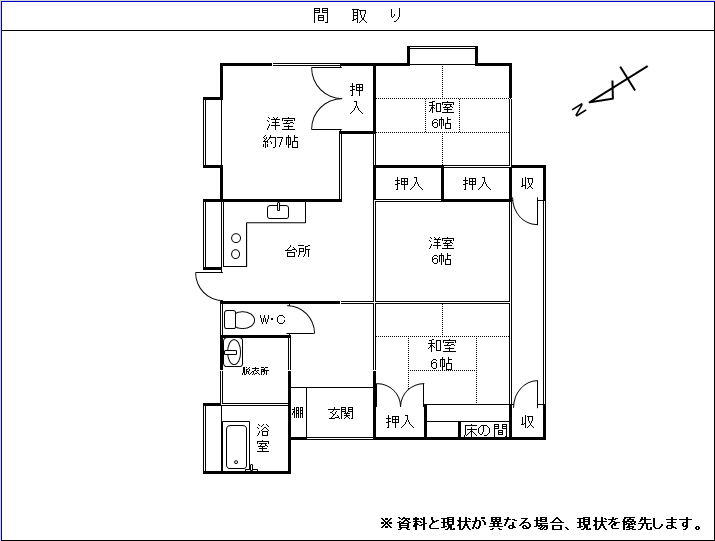 342間取り図