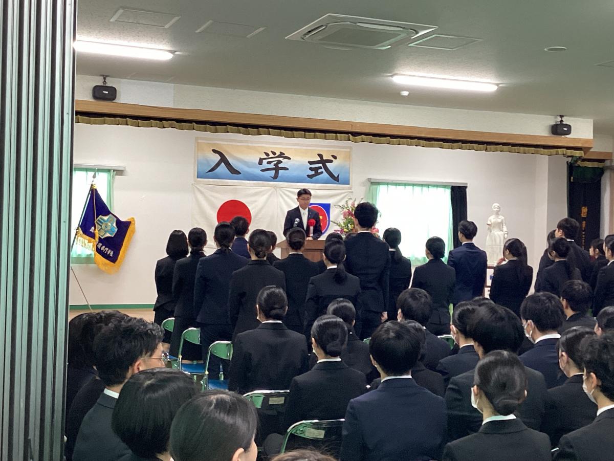 鹿屋看護専門学校第19回入学式