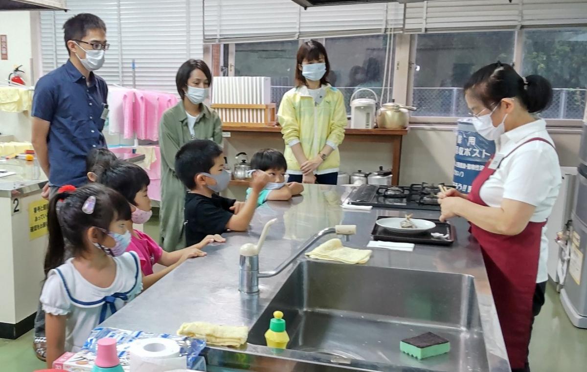魚食べ方指導