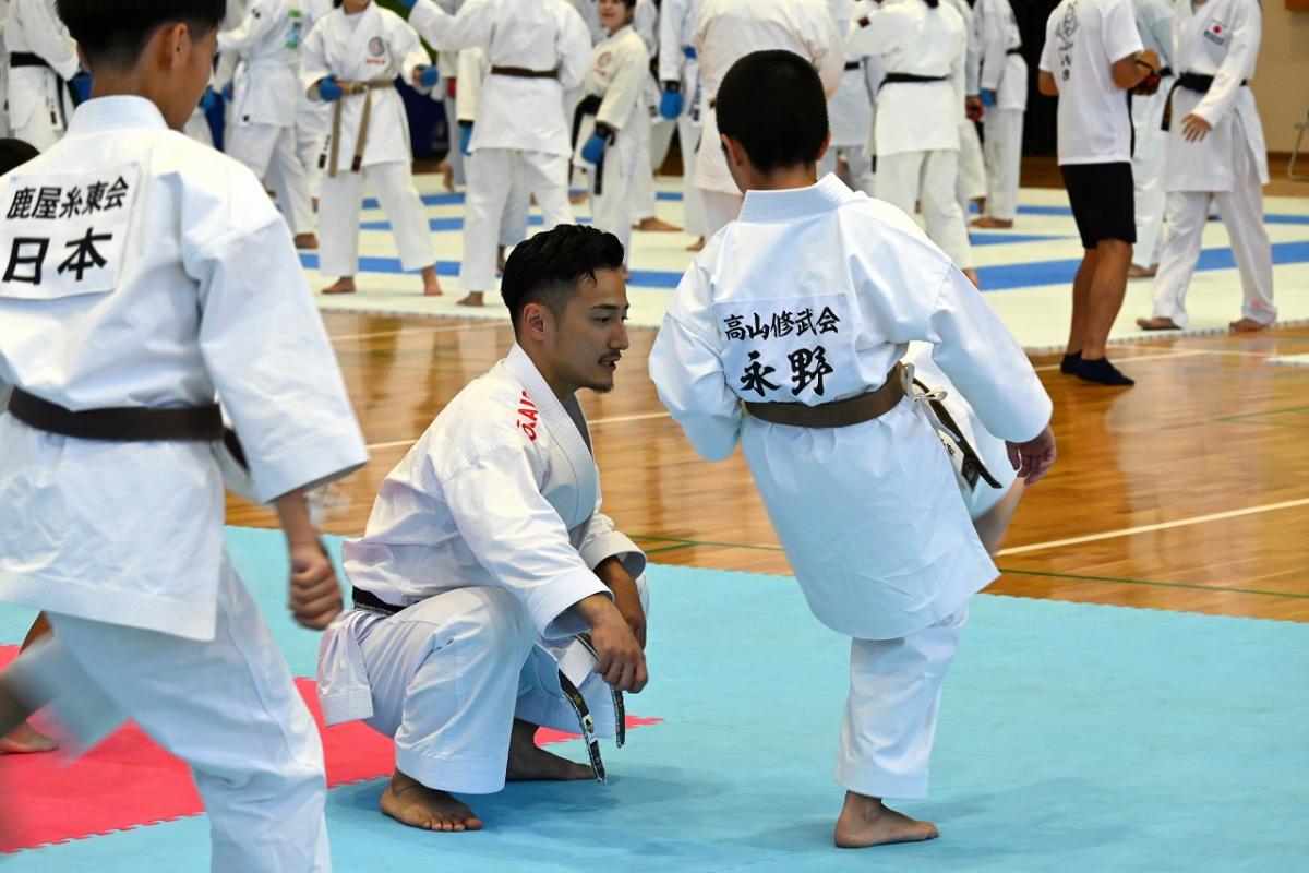 全日本空手道連盟日本代表の強化合宿 (2)