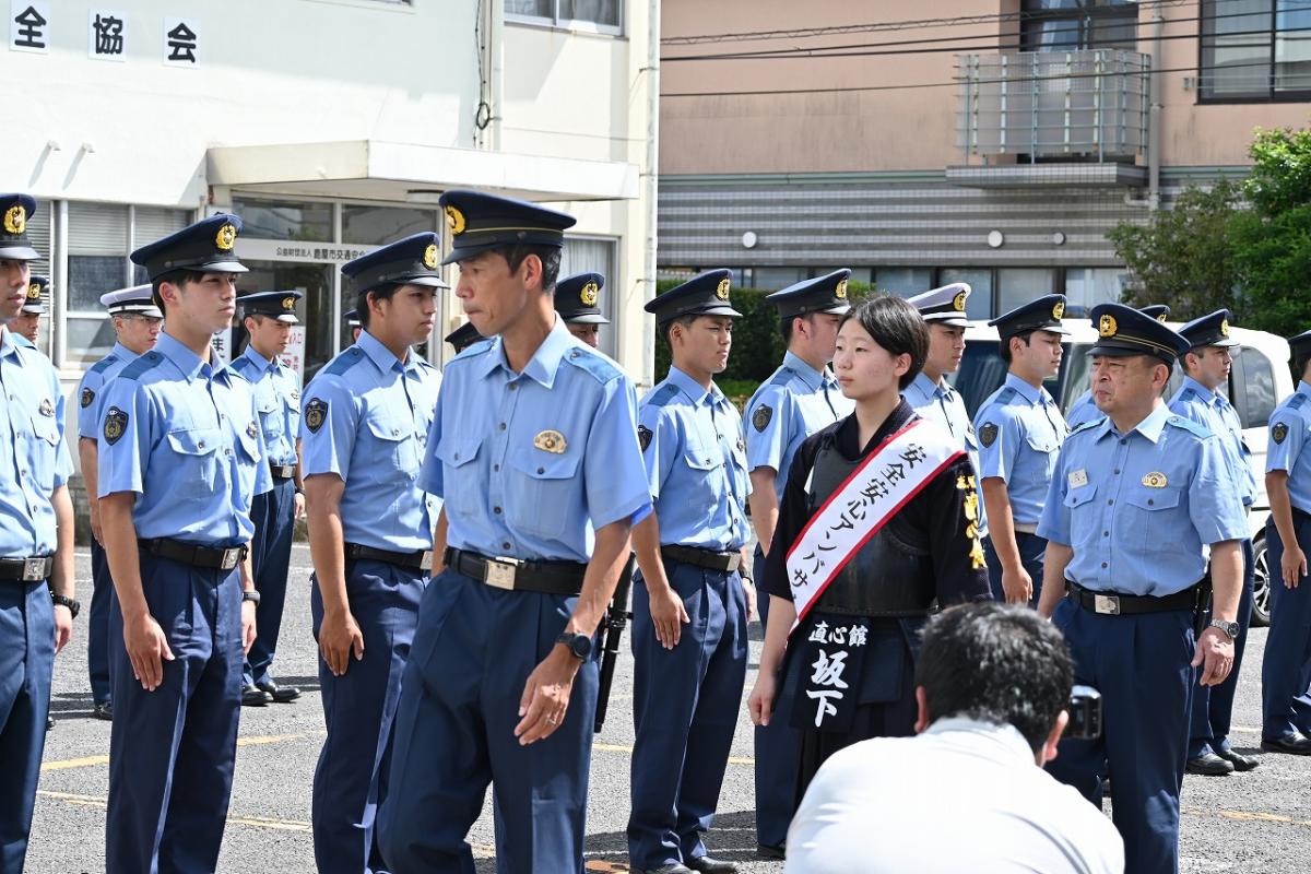 坂下陽和子さん鹿屋警察署安全安心アンバサダー就任