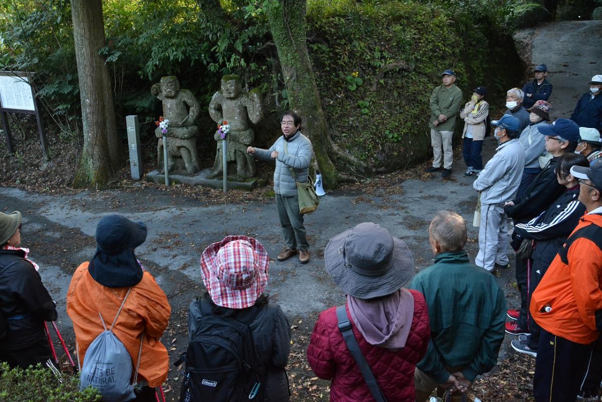 東川隆太郎と歩く輝北ウォーキング大会1