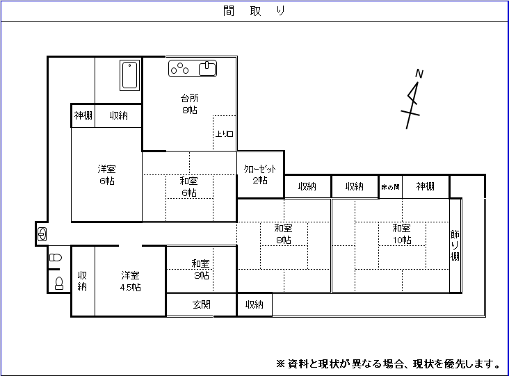 337間取り図