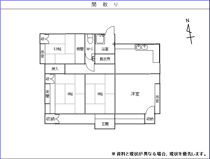 348間取り図