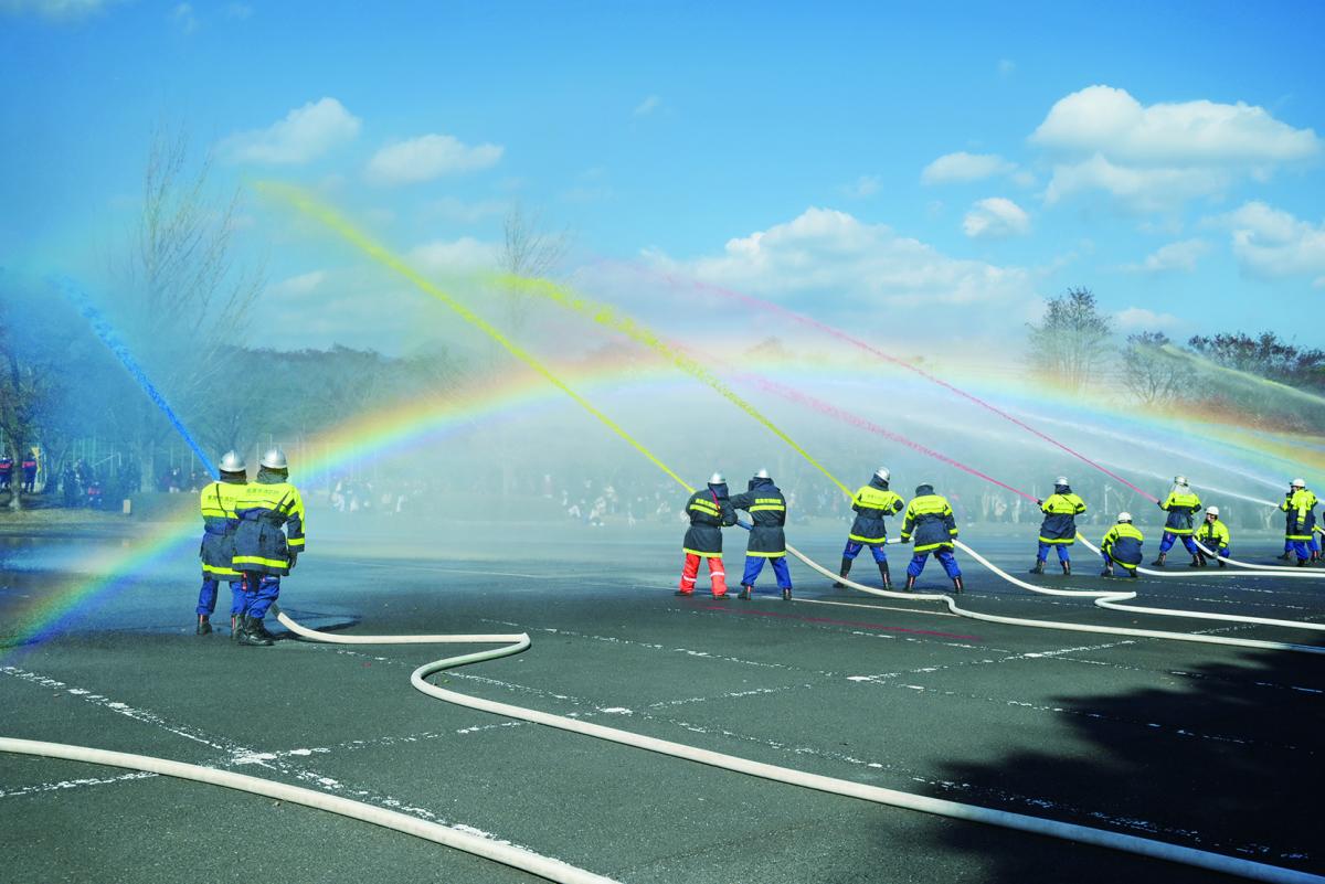 一年の安全を祝う