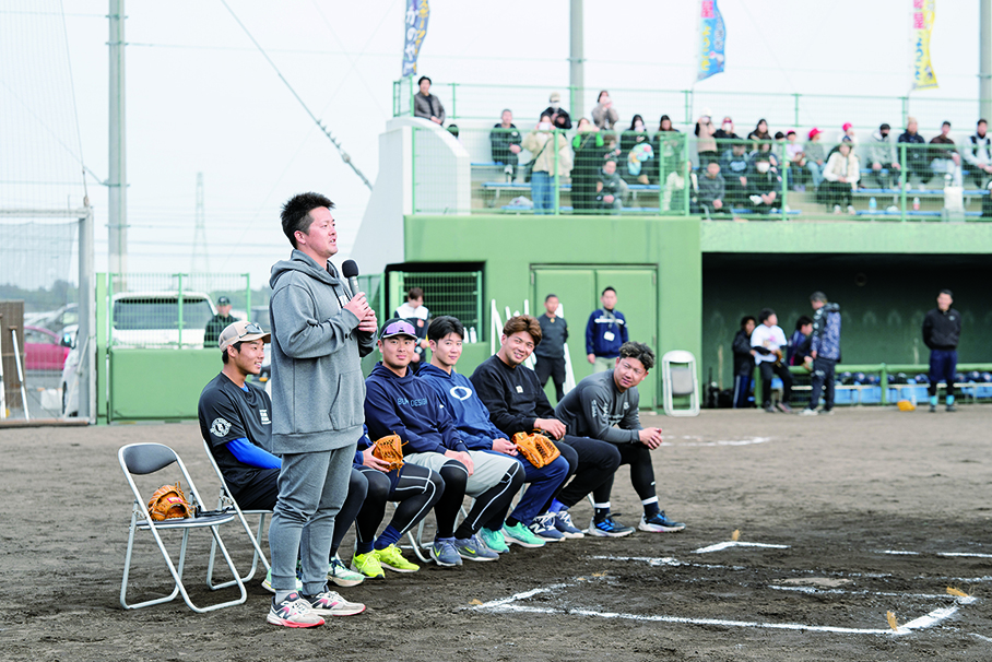 プロ選手の技術に驚く2