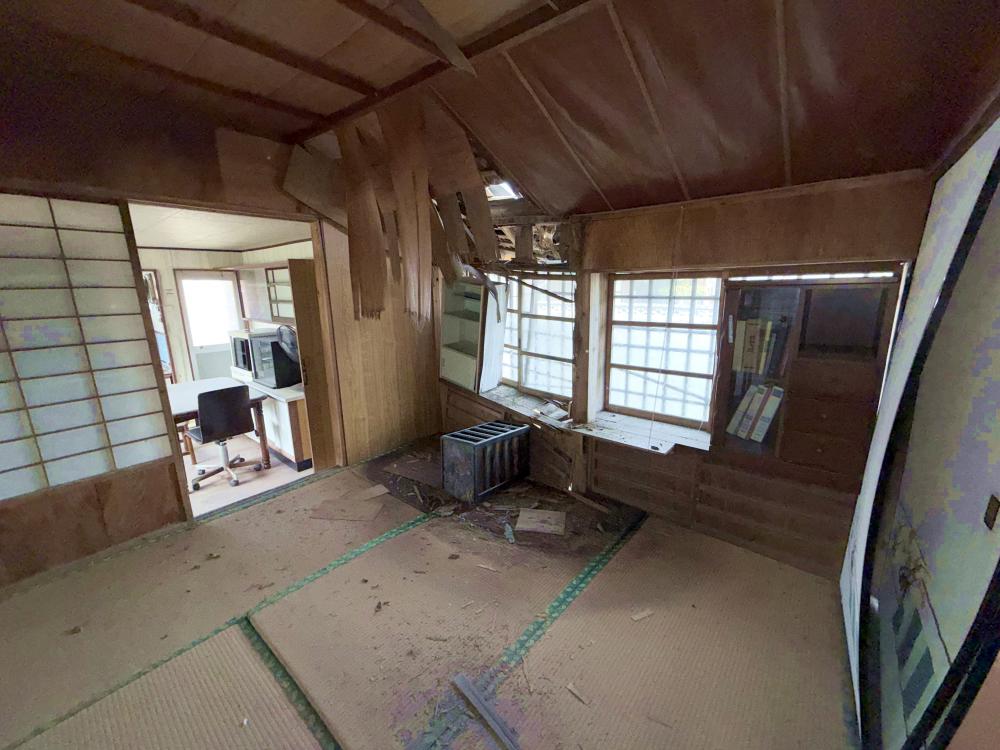 屋根落ち箇所