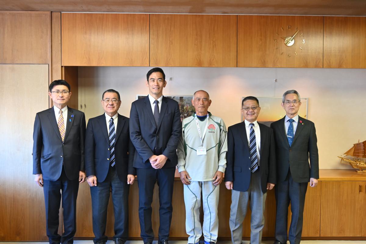 ラグビー協会表敬