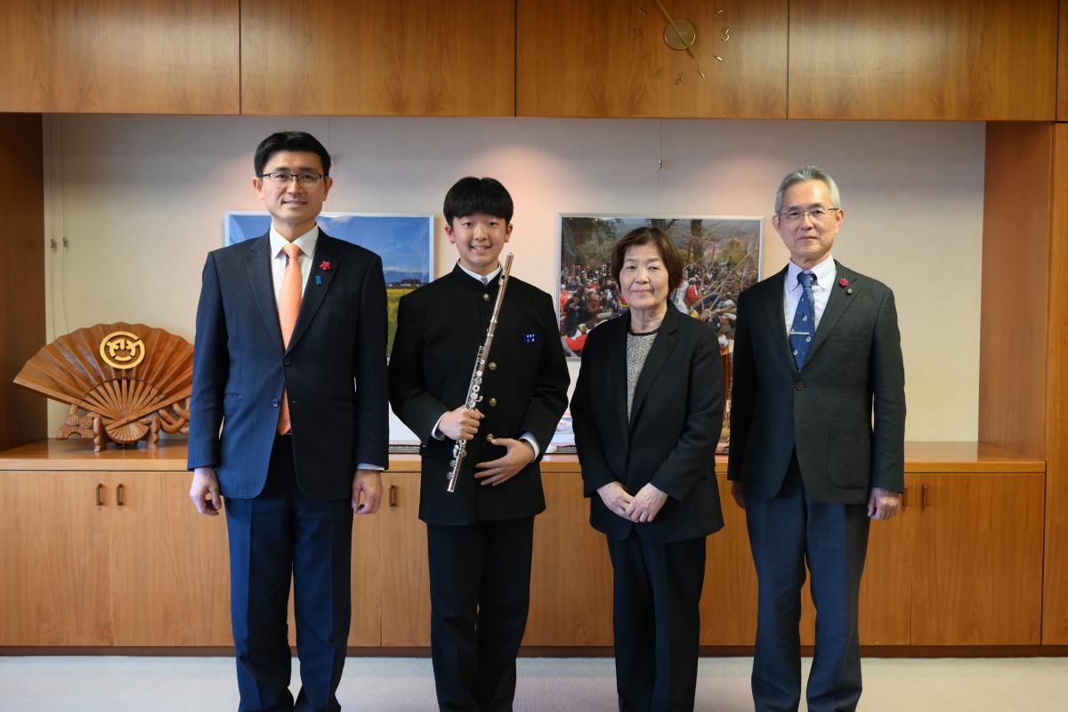 (表敬)久保 篤弘さん、竹下 順子さん