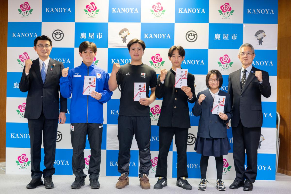 鹿屋市スポーツ奨励金交付式