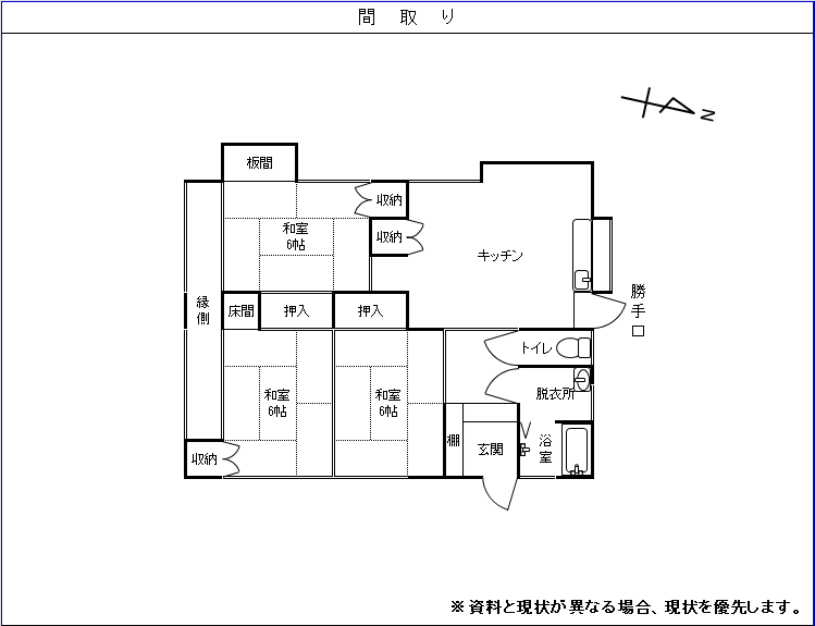 401間取り図