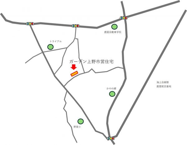 ガーデン上野位置図