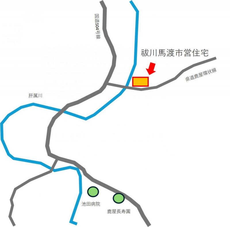 祓川馬渡位置図