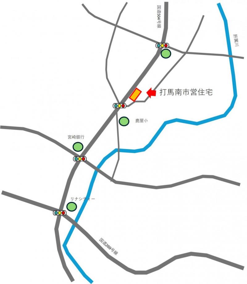 打馬南位置図