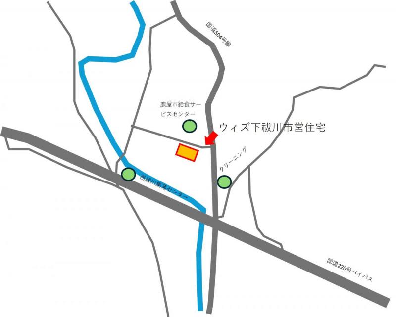 ウィズ下祓川位置図