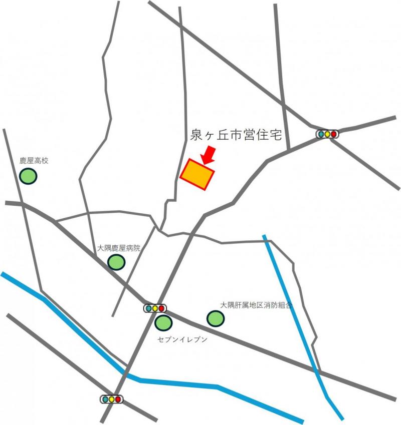 泉ヶ丘位置図