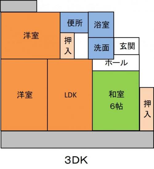 サンヒル川西間取り