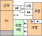 高隈新開間取り