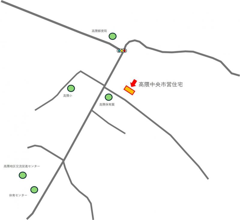 高隈中央位置図