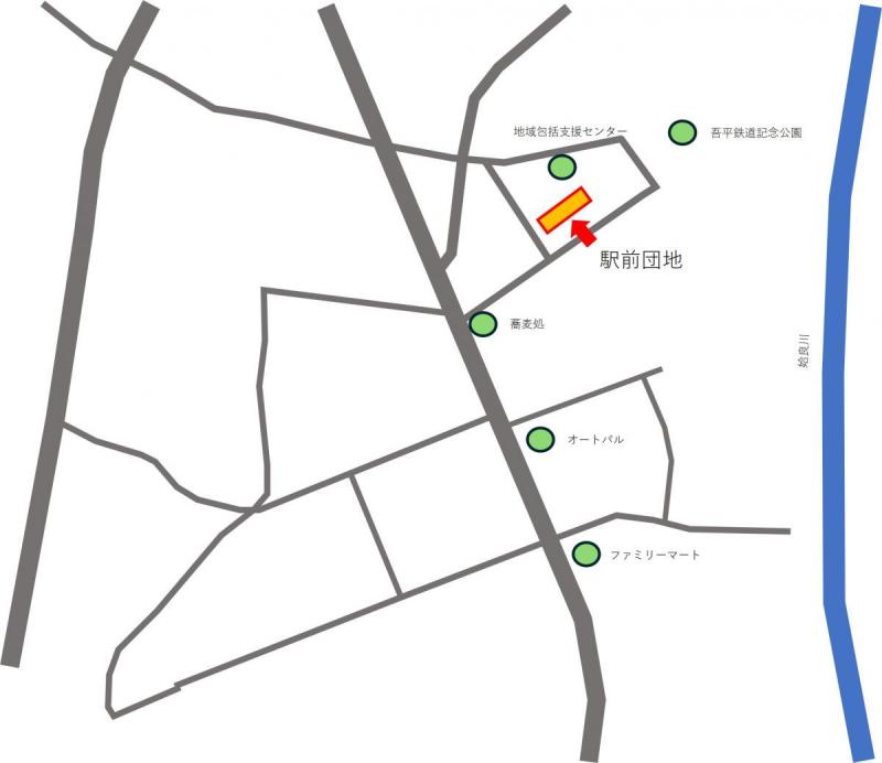 駅前位置図