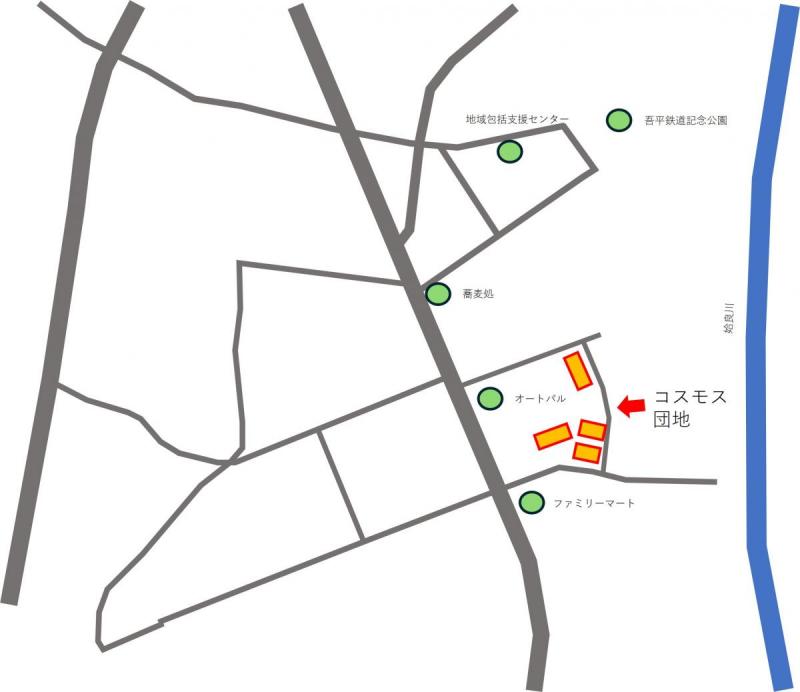 こすもす位置図