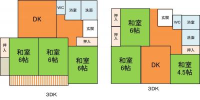 平南間取り