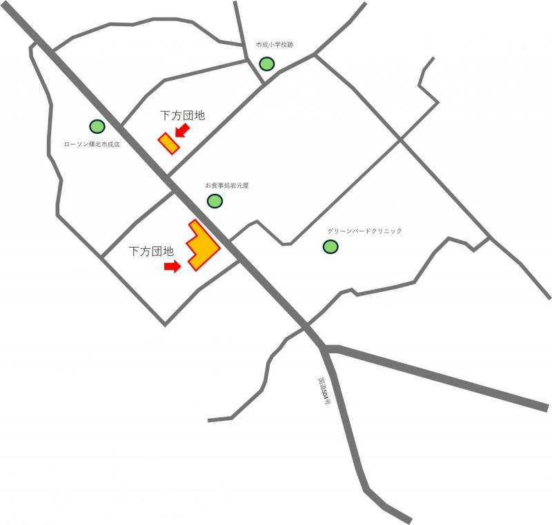 下方位置図