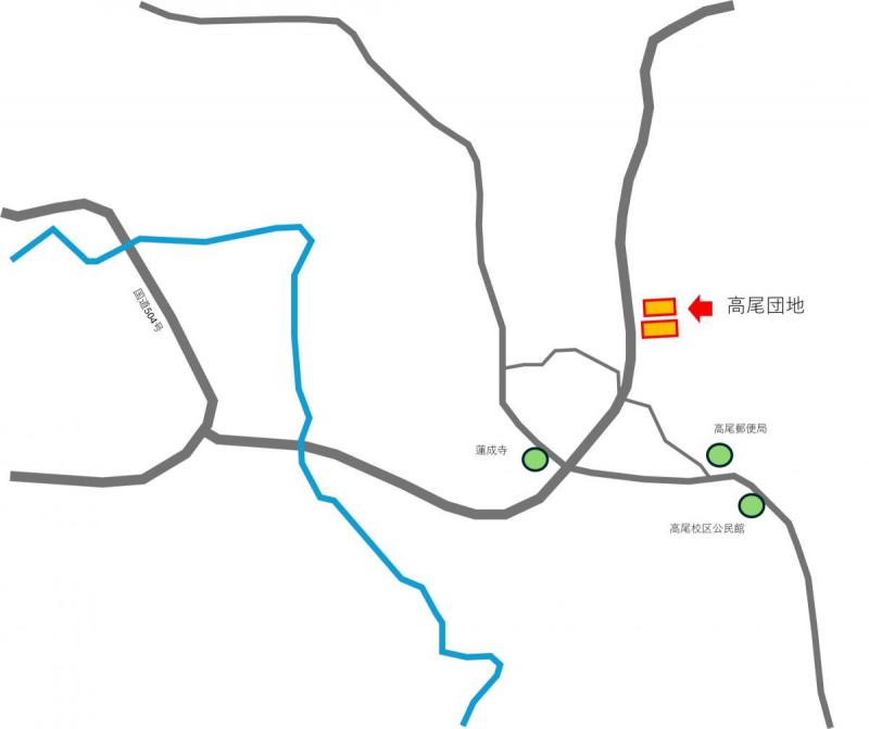 高尾位置図