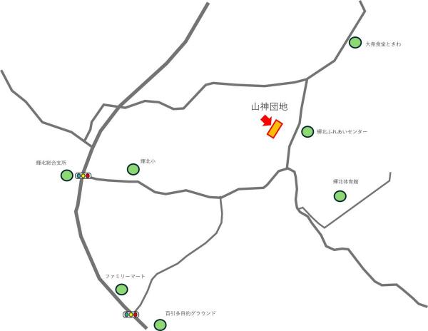 山神位置図