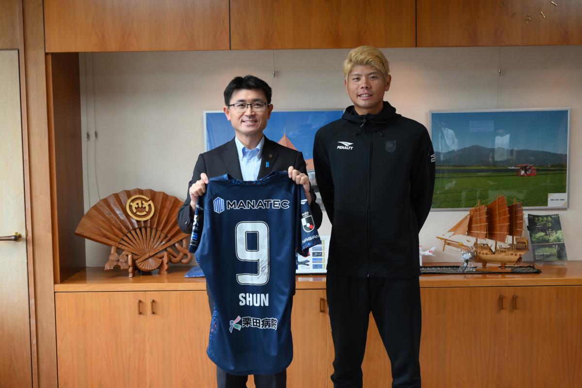 AC長野パルセイロ大﨑舜選手