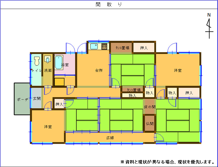 409間取り図