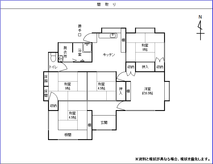 412間取り図