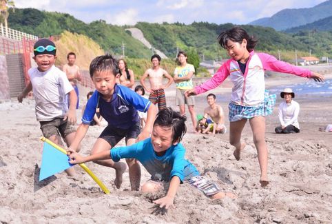 夏の海に笑顔が溢れる「マリンフェスタ2014inかのや」