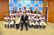 吾平ソフトボールスポーツ少年団優勝報告及び全国大会出場報告