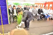 （仮称）平和公園野球等屋内練習場新築工事安全祈願祭