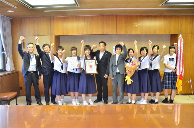 鹿屋中央高等学校女子バレーボール部／鹿屋女子高等学校剣道部優勝報告