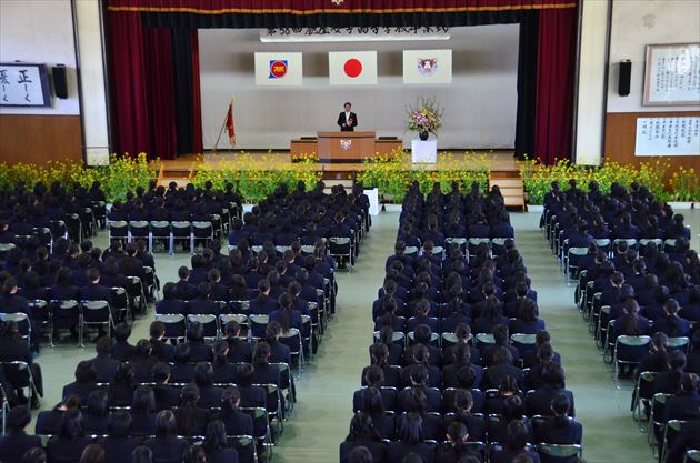 鹿屋女子高等学校卒業式