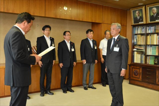 地域おこし協力隊委嘱状交付式