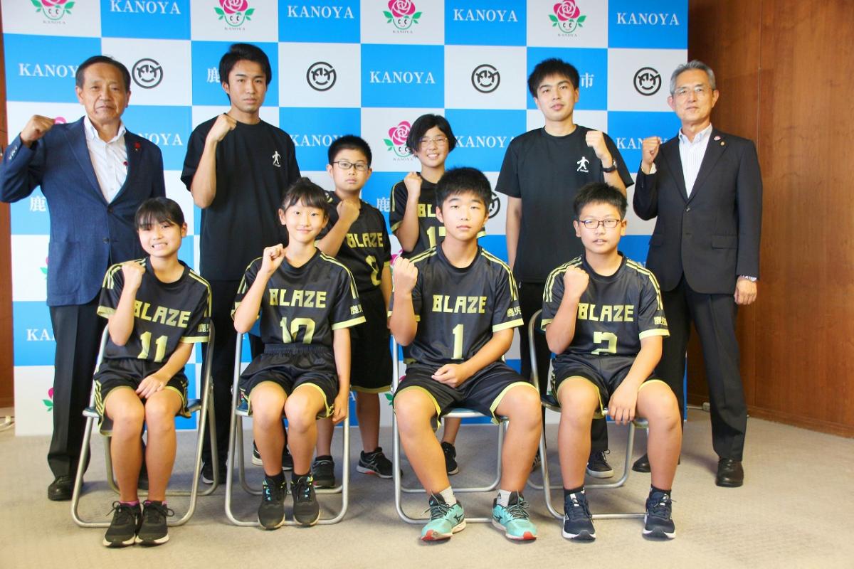 全日本ドッジボール選手権鹿児島大会でBLAZEKANOYAが3位入賞