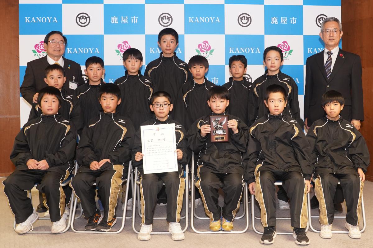 田崎男子バレースポーツ少年団が県大会3位獲得