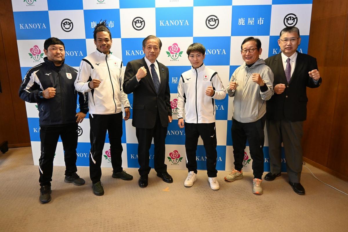 ボクシング男子日本代表団と自転車プロチームが市内で合宿(3)