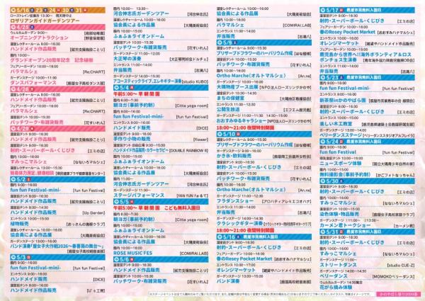 かのやばら祭り2026春チラシ