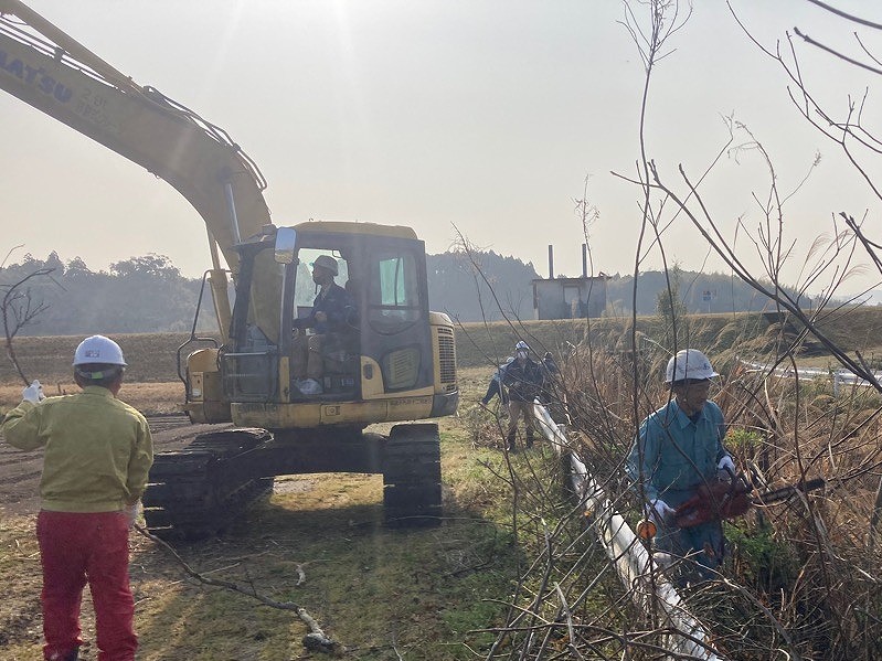 串良町建設会社ボランティア