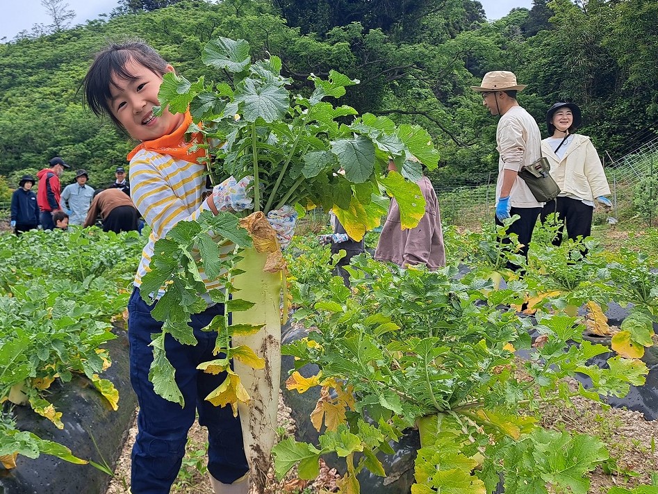 ユクサおおすみ野菜収穫体験