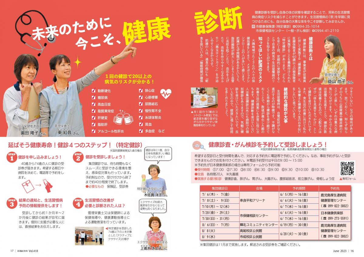 未来のために今こそ、健康診断